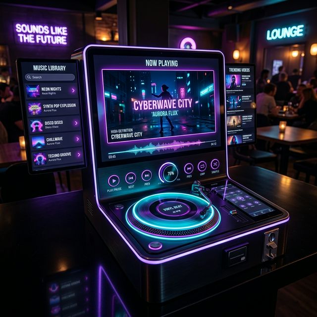 iurock music videorockola interface